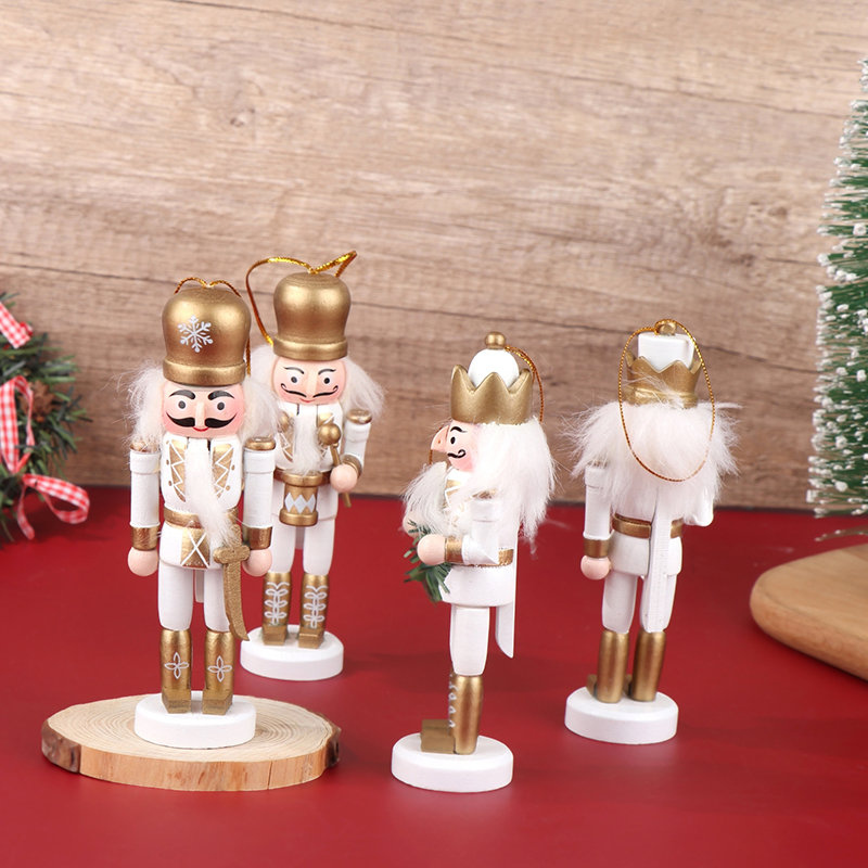 1Pc 12CM Nutcracker Puppet Sol - огляд і ціна Nutcracker Figurine