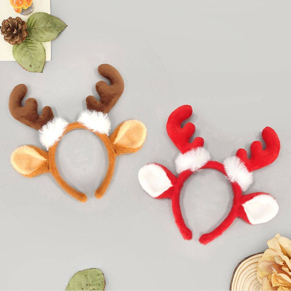 Plush Antler Headband Cute Fes - огляд і ціна Reindeer Antlers Headband
