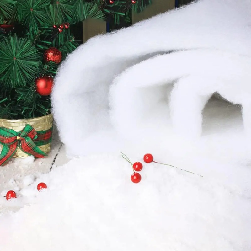 Artificial Snow Carpet Fake Sn - огляд і ціна Christmas Throw Blanket