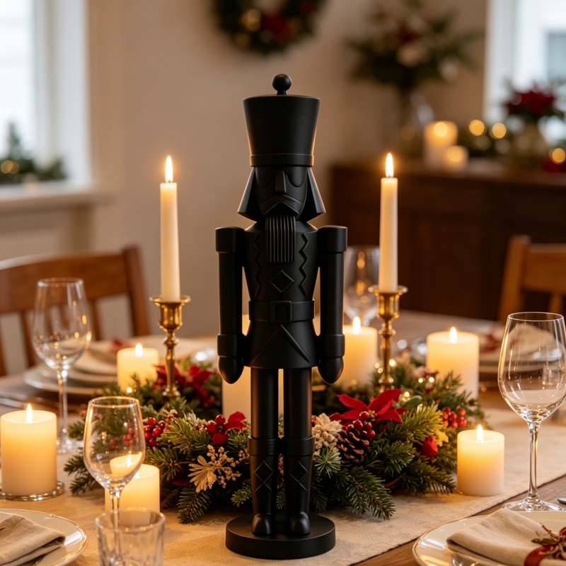 Minimalist Black Nutcracker So - огляд і ціна Nutcracker Figurine