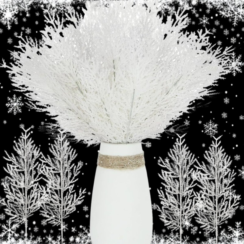 Christmas White Artificial Pin - огляд і ціна Christmas Wreath Fake