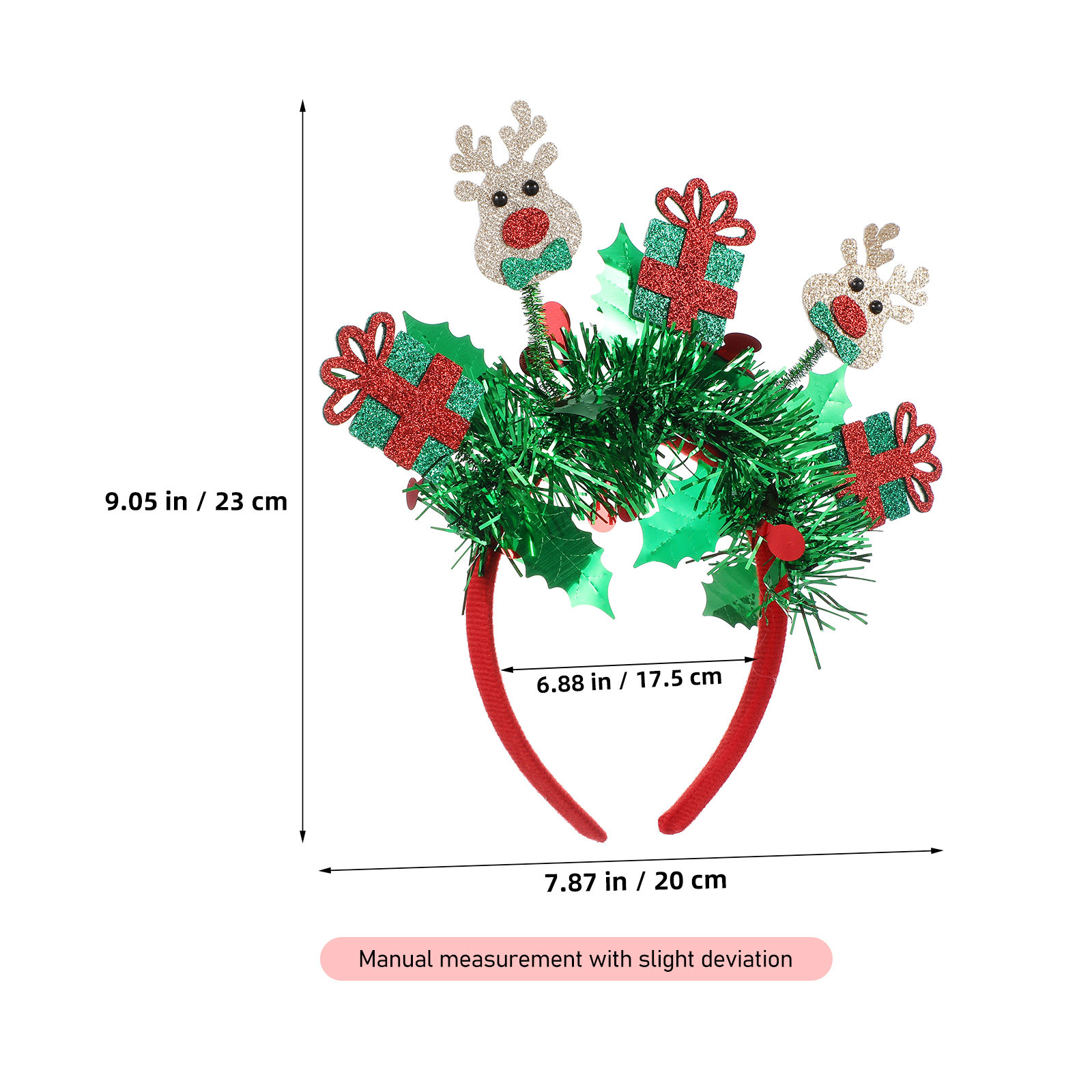 4Pcs Christmas Headband Reinde - огляд і ціна Reindeer Antlers Headband