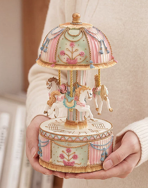 Carousel Music Box Snow Ball M - огляд і ціна Snow Globe Musical